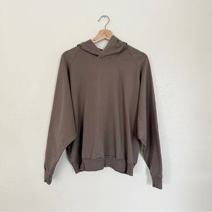 Universal Standard Pima Cotton Terry Pullover Hoodie Sweatshirt